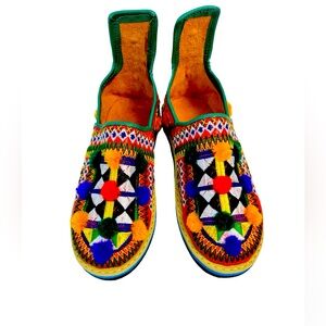 New Moroccan shoes , berber shoes, Leather shoes sz 7